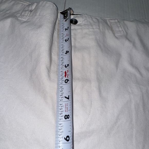 Nike Life Woven White Cargo Shorts Men's Size 40 Swoosh Nike Logo. Big Pockets - Picture 7 of 12